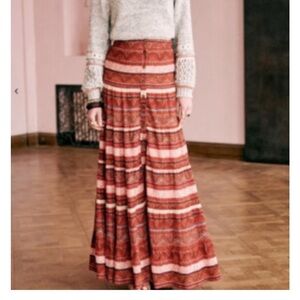 Sezane Doris maxi skirt with buttons S